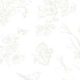 Papel Toile Borboletas Verde Floresta